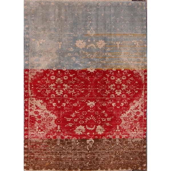 Hand Made Traditional Oriental Shiraz Persian Area Rug Wool - 7'1" x 5'1"