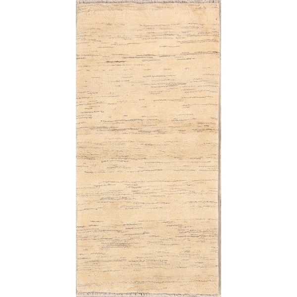 Classical Shiraz Hand Made Gabbeh Persian Traditional Rug Wool - 6'4" x 3' runner