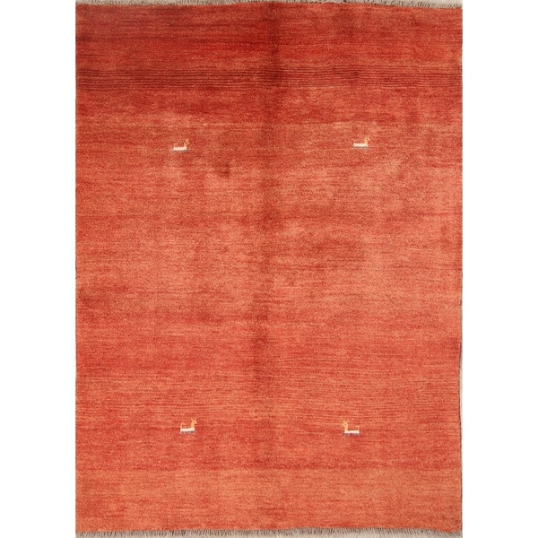 Gabbeh Shiraz Persian Tribal Handmade Wool Area Rug Oriental - 6'8" x 4'10"