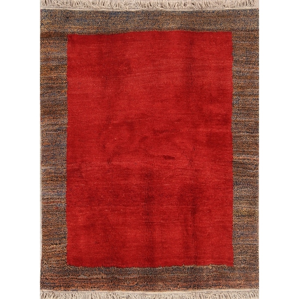 Modern Tribal Wool Shiraz Handmade Persian Area Rug Wool - 6'5" x 5'0"