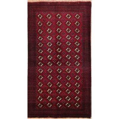 Oriental Hand Knotted Balouch Persian Oriental Rug Woolen - 6'0" x 3'4" runner