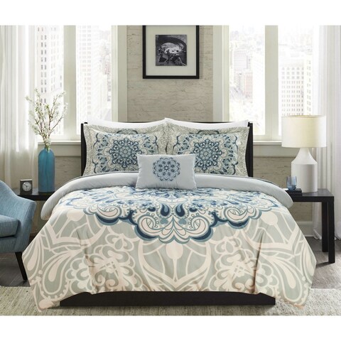 Chic Home Fanny 8 Piece Reversible Duvet Cover Set Bed in a Bag