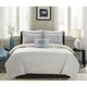 Chic Home Fanny 8 Piece Reversible Duvet Cover Set Bed in a Bag - On ...