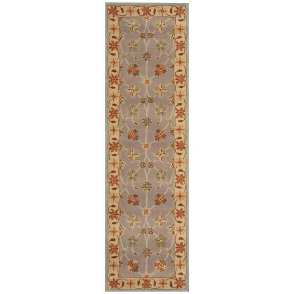 slide 2 of 3, Handmade One-of-a-Kind Wool Runner (India) - 2'4 x 8'1