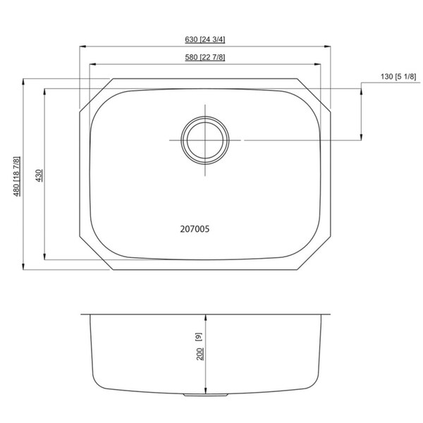 24 75 In W CSA Approved Chrome Kitchen Sink With Stainless Steel   24.75 In. W CSA Approved Chrome Kitchen Sink With Stainless Steel Finish And 18 Gauge A0de7b4b 239c 4623 A1a4 2f9f7326fdc3 600 