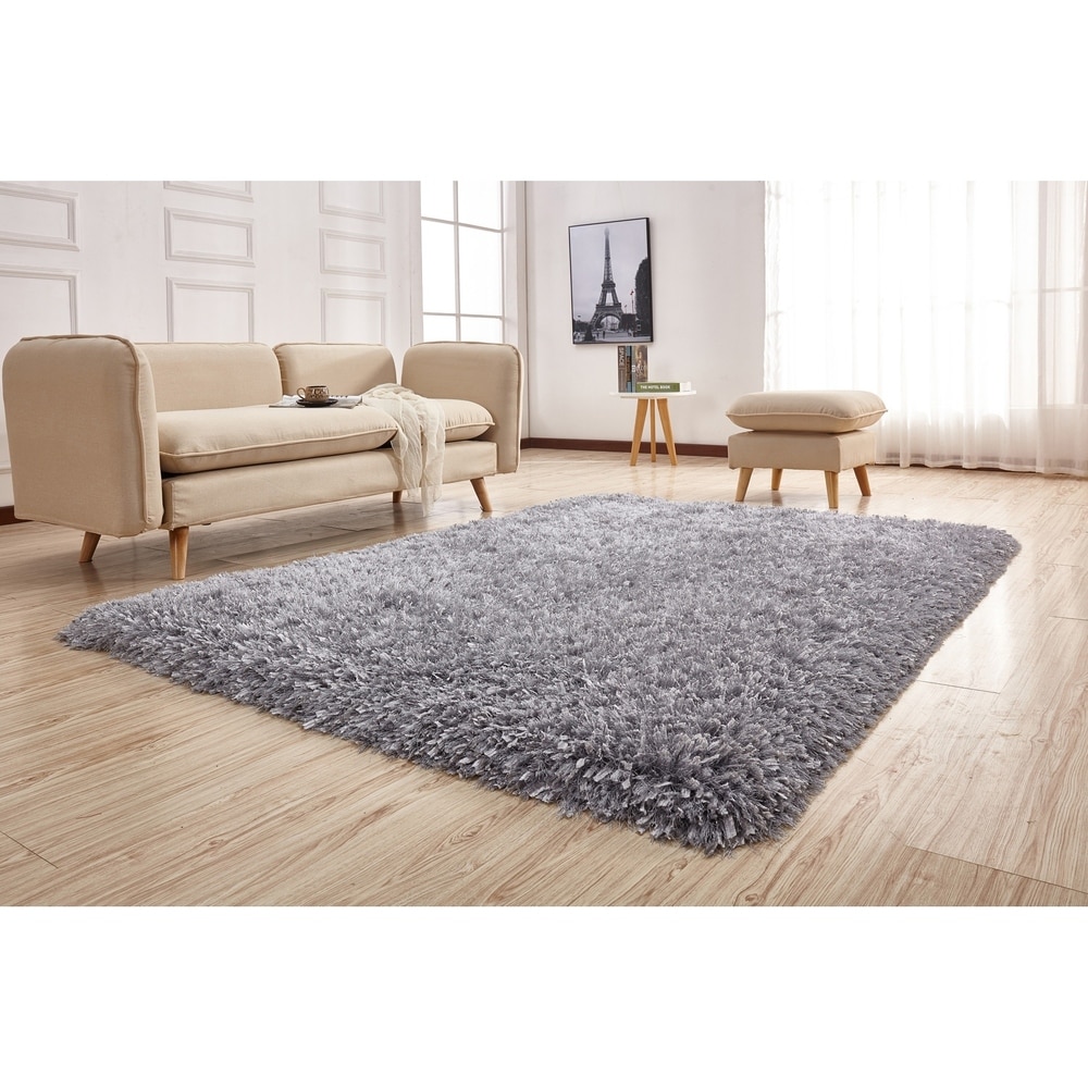 (D438) Jardel Blush Tufted Area Rug With Non-Slip Back, 8x10