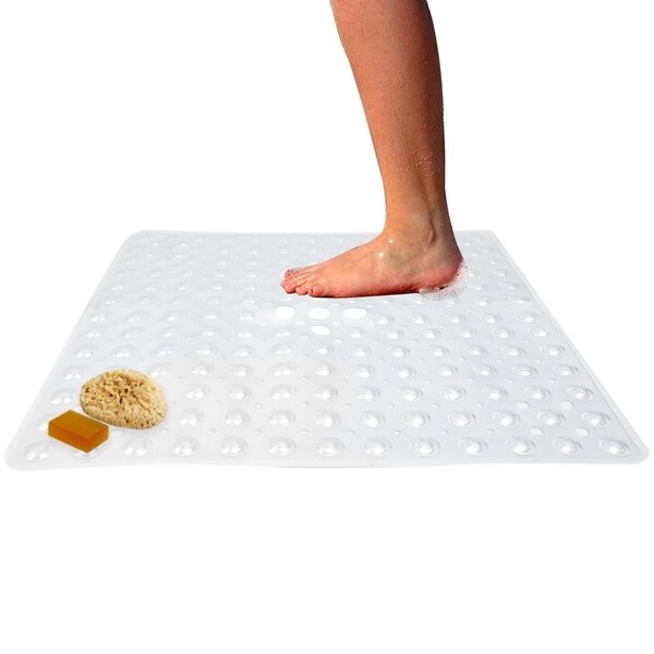 extra large square shower stall mat