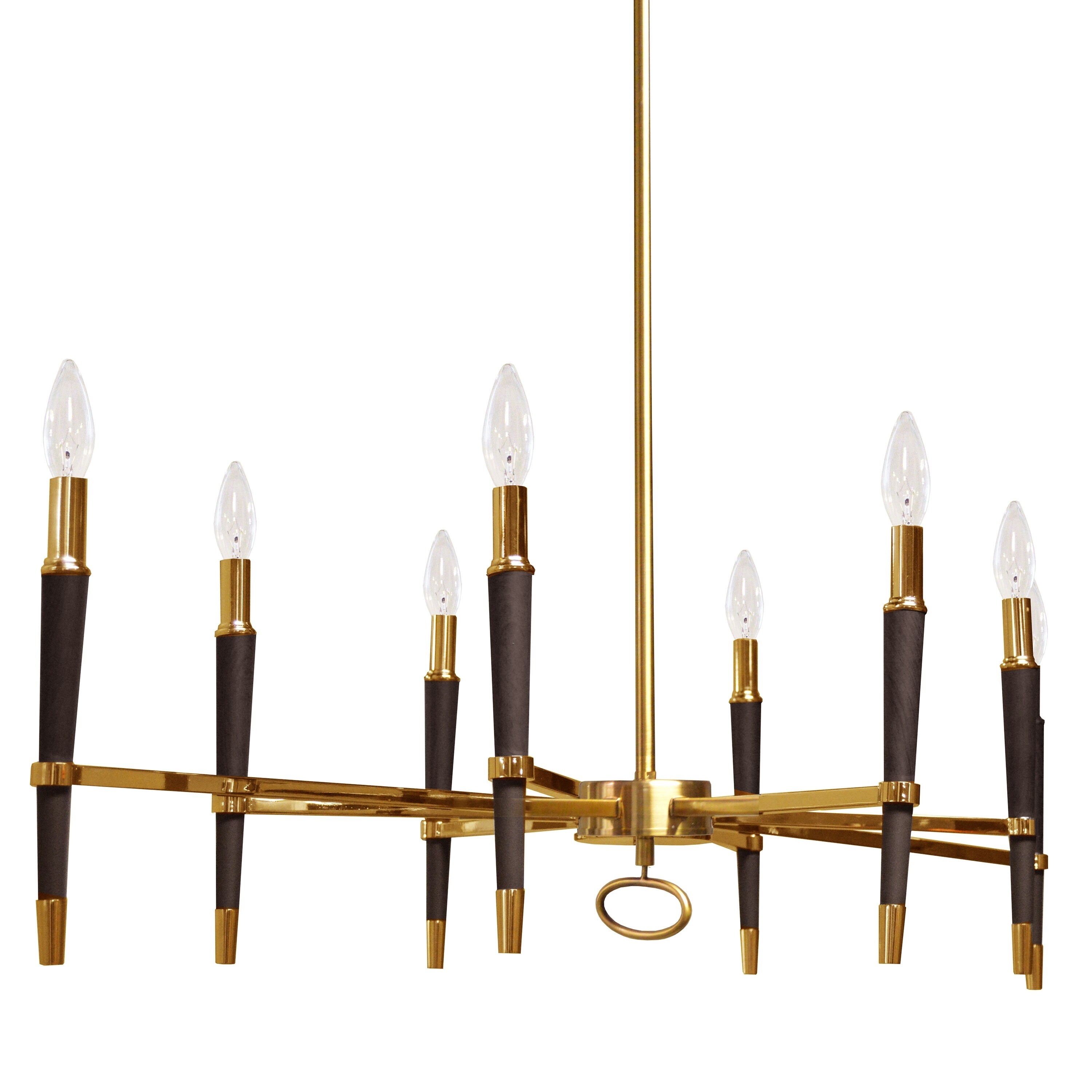 8LT Incandescent Horizontal Chandelier, VB Finish - Vintage Bronze (Less than 60 Watts) - Chandeliers For Bedrooms by Overstock.com