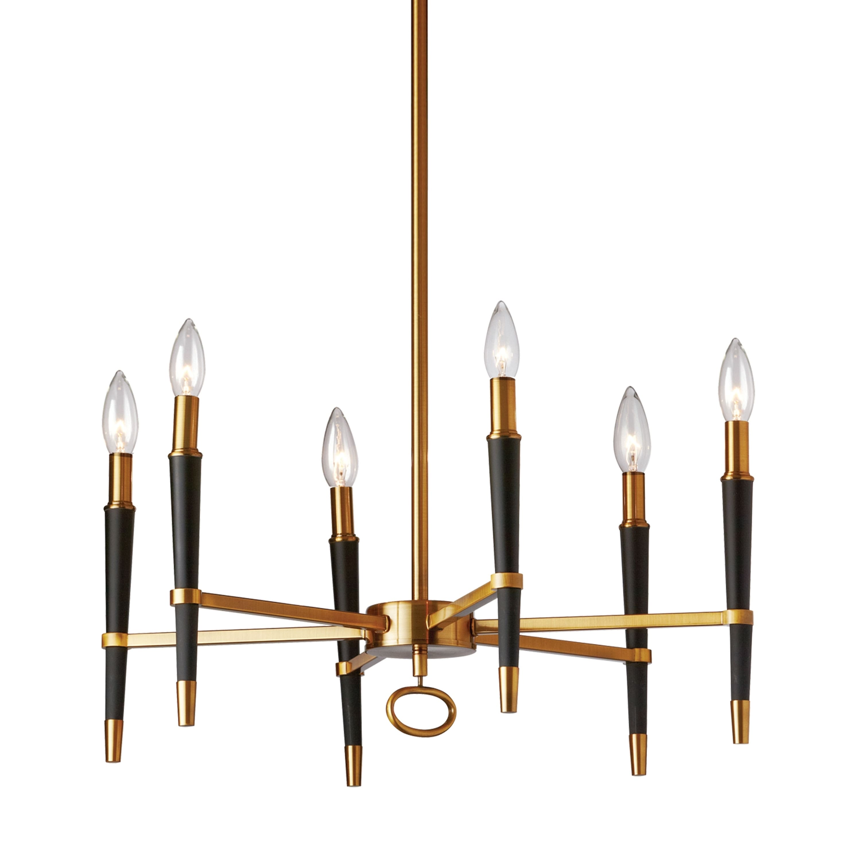 6LT Incandescent Chandelier, VB Finish - Vintage Bronze (Less than 60 Watts) - Chandeliers For Bedrooms by Overstock.com