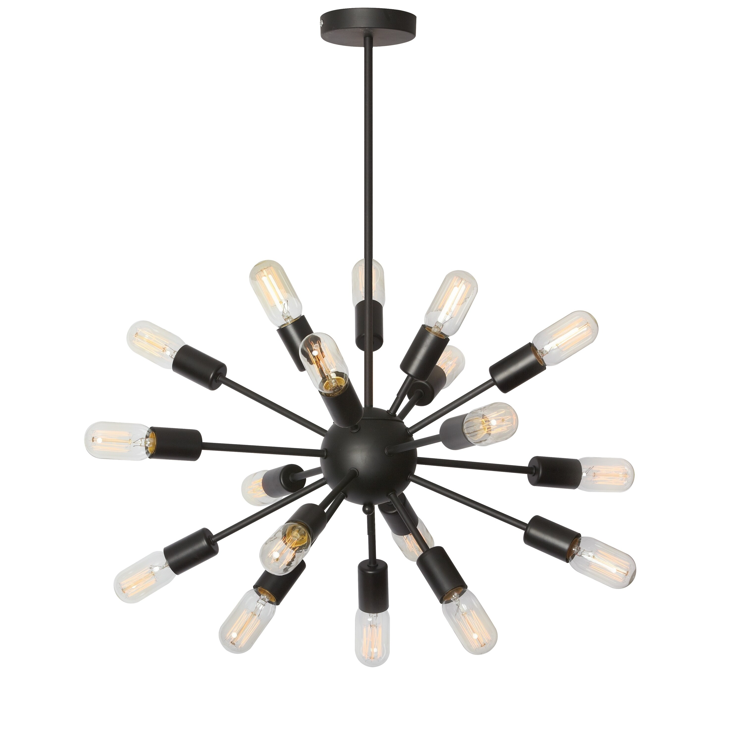 18LT Satellite Chandelier, w/Antique T14 Bulb (Less than 60 Watts) - Chandeliers For Bedrooms by Overstock.com