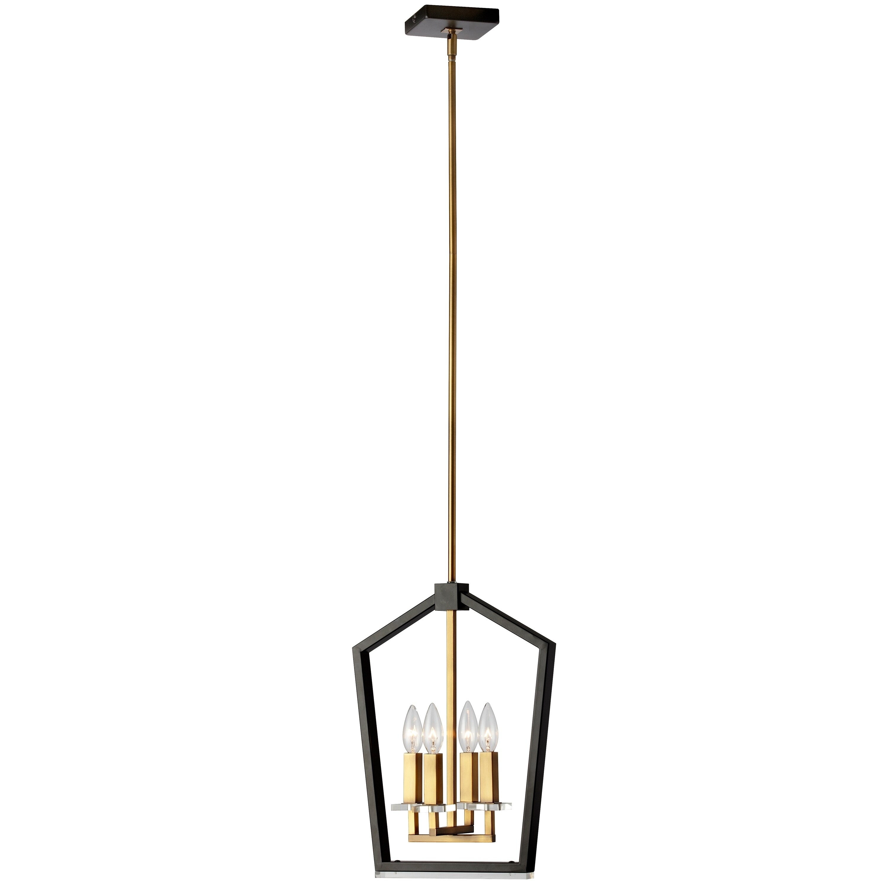 4LT Chandelier, Black & Vintage Bronze (60 to 100 Watts) - Chandeliers For Bedrooms by Overstock.com