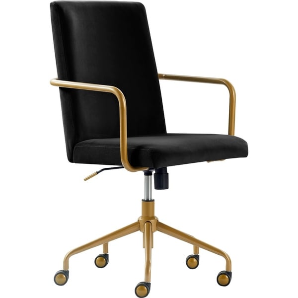 Shop Elle Decor Giselle Gold Desk Chair Free Shipping