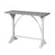 preview thumbnail 1 of 3, StyleCraft White and Distressed Grey Distressed Side Table