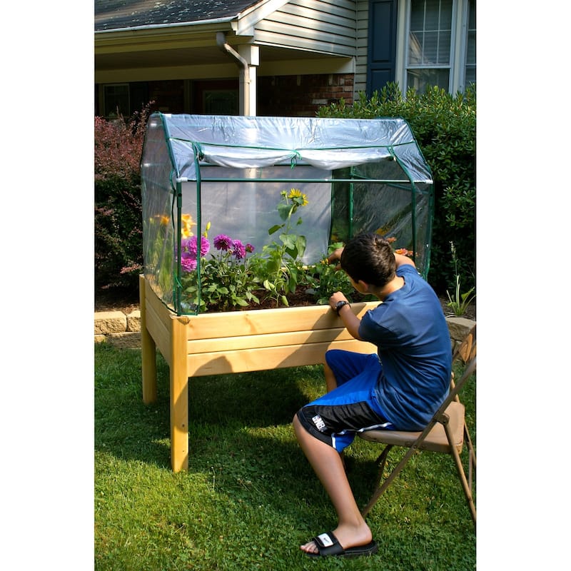 EDEN Large Raised Garden Table - With Optional Enclosure Included