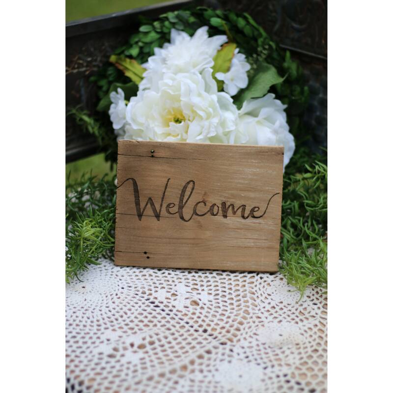 Welcome 5x7 - Natural