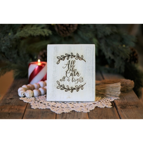 All Is Calm Sign 5x7