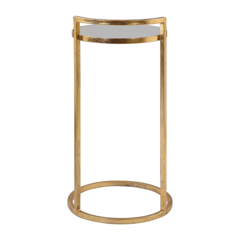 Uttermost Cailin Bright Gold Accent Table