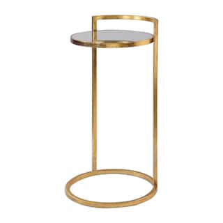 Uttermost Cailin Bright Gold Accent Table