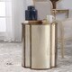preview thumbnail 4 of 2, Uttermost Harlow Antique Brass Mirrored Accent Table