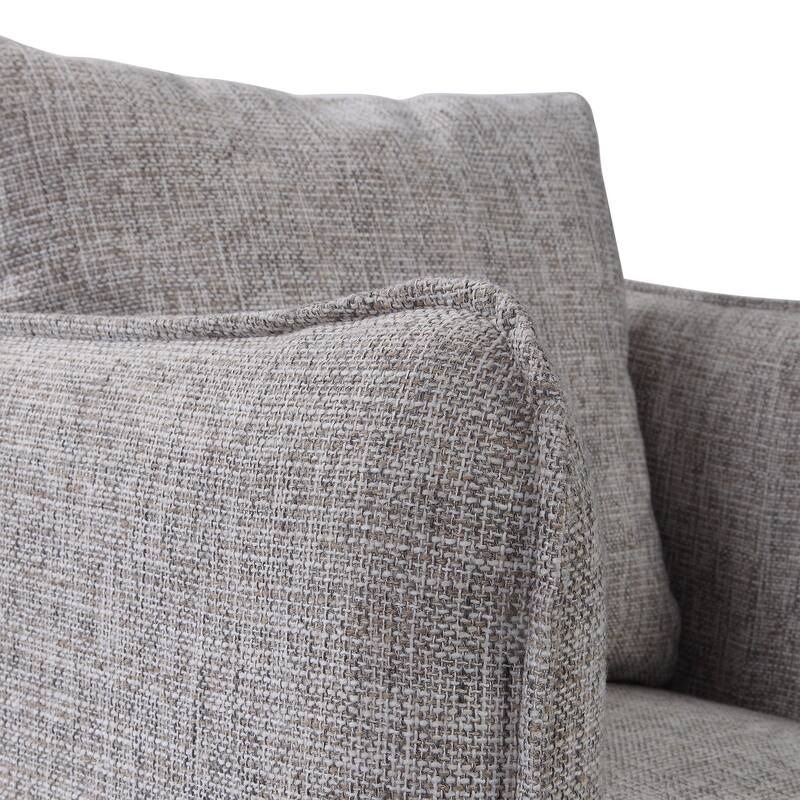 Uttermost Corben Weathered Grey Swivel Chair