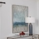 preview thumbnail 5 of 4, Uttermost Tidal Wave Silver Abstract Art - Grey