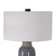 preview thumbnail 3 of 5, Uttermost Vicente Distressed Slate Blue Table Lamp