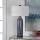 preview thumbnail 6 of 5, Uttermost Vicente Distressed Slate Blue Table Lamp