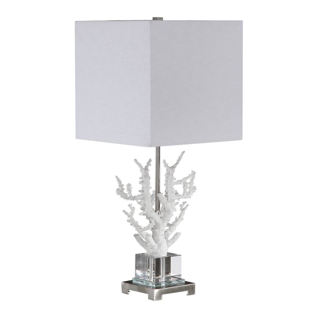 Uttermost Corallo White Coral Table Lamp