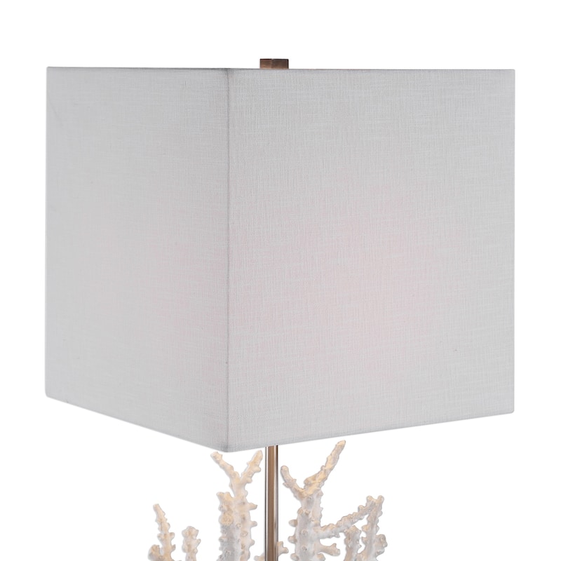 Uttermost Corallo White Coral Table Lamp