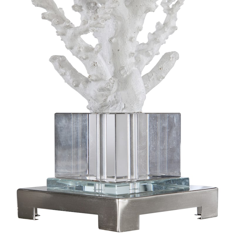 Uttermost Corallo White Coral Table Lamp
