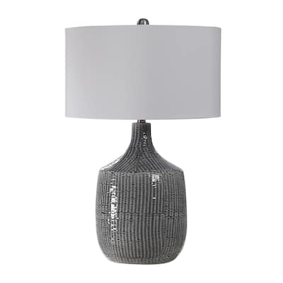 Uttermost Felipe Distressed Grey Table Lamp