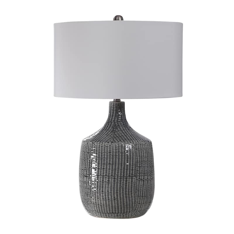 Uttermost Felipe Distressed Grey Table Lamp