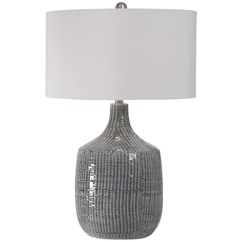 Uttermost Felipe Distressed Grey Table Lamp