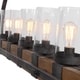 preview thumbnail 5 of 5, Uttermost Atwood Weathered Bronze 5-light Rustic Linear Chandelier