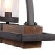 preview thumbnail 6 of 5, Uttermost Atwood Weathered Bronze 5-light Rustic Linear Chandelier