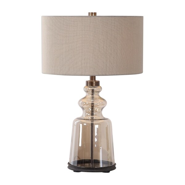 bronze and glass table lamps