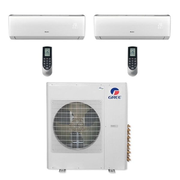 Gree MULTI36CVIR202 - 36,000 BTU Multi21+ Dual-Zone Wall Mount Mini Split A/C Heat Pump 208-230V (9-18) (A/C & Heater)