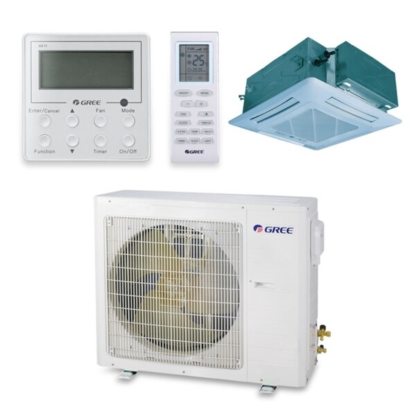 mini split heat pump ceiling cassette