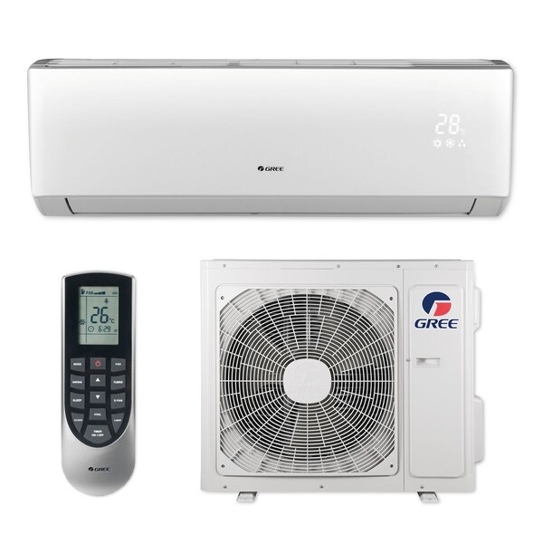 Gree VIR18HP230V1B - 18,000 BTU 20 SEER VIREO+ Wall Mount Ductless Mini Split A/C Heat Pump 208-230V (A/C & Heater)
