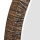 preview thumbnail 4 of 3, Uttermost Wayde Gold Bark Round Mirror - 30x30x1.5