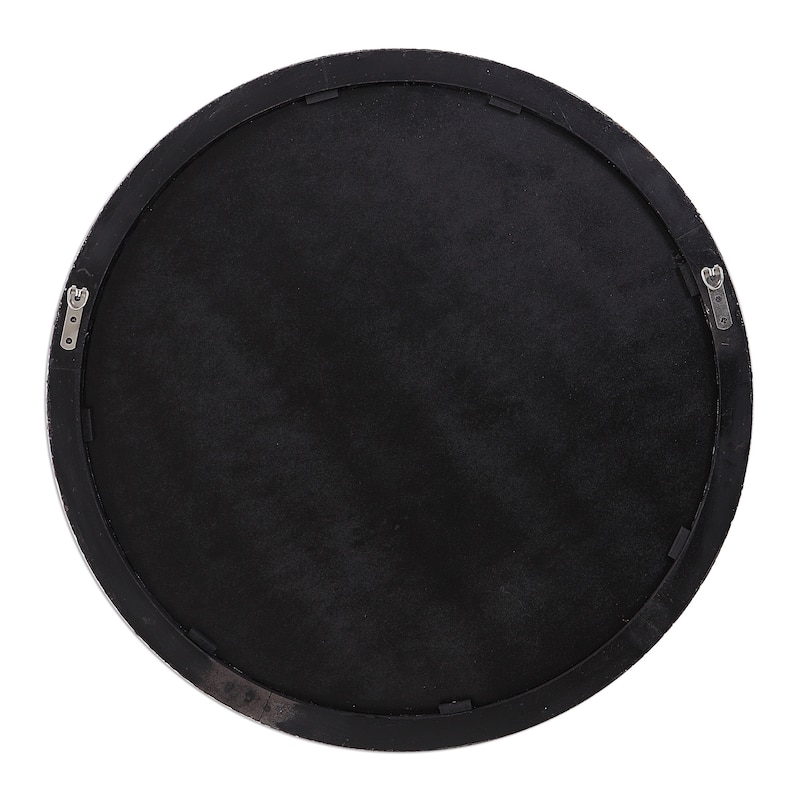 Uttermost Wayde Gold Bark Round Mirror - 30x30x1.5