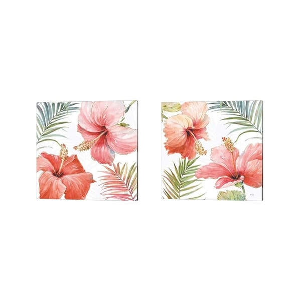 Lisa Audit 'Tropical Blush' Canvas Art (Set of 2)