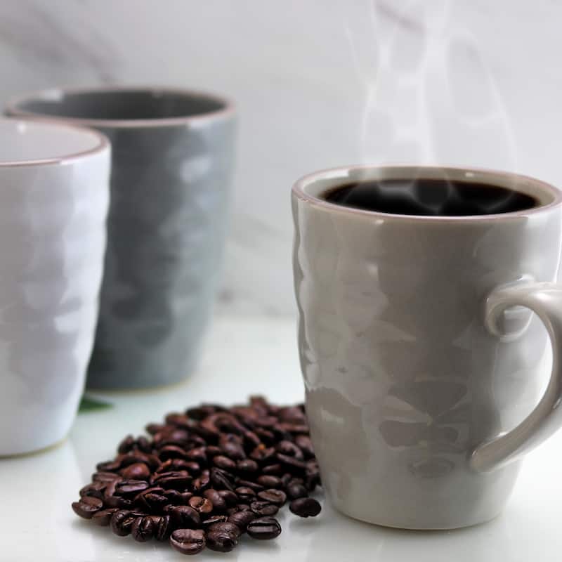 Elama Tahitian Waves 6-Piece 12 oz. Mug Set with Stand