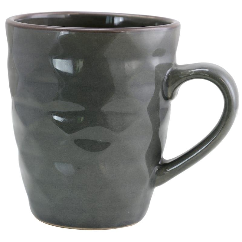 Elama Tahitian Waves 6-Piece 12 oz. Mug Set with Stand