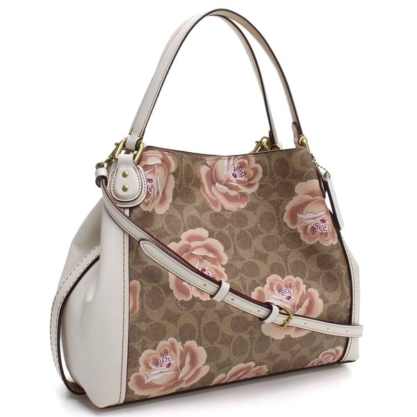 coach edie 31 rose print