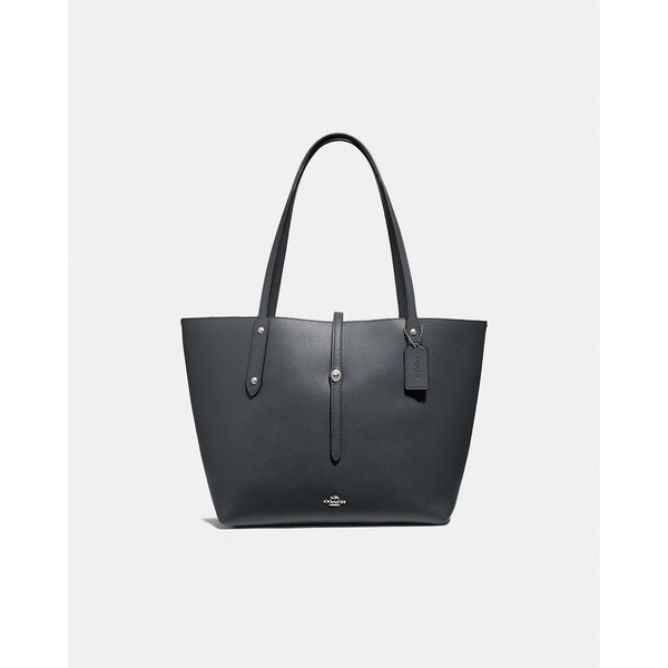 navy tote bag