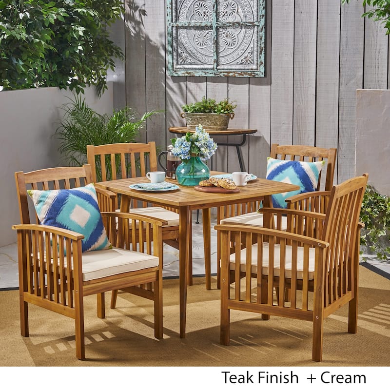 Casa Acacia Patio 5-piece Dining Set by Christopher Knight Home