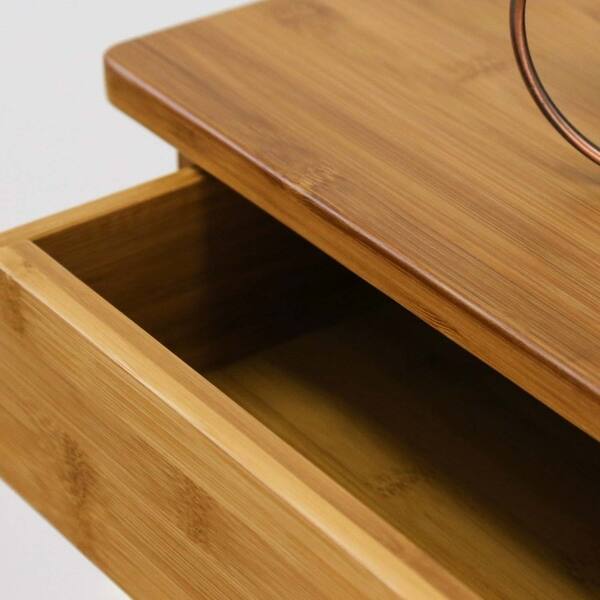 Shop Kinbor 28 36 Bottle Bamboo Wine Display Storage Rack Free