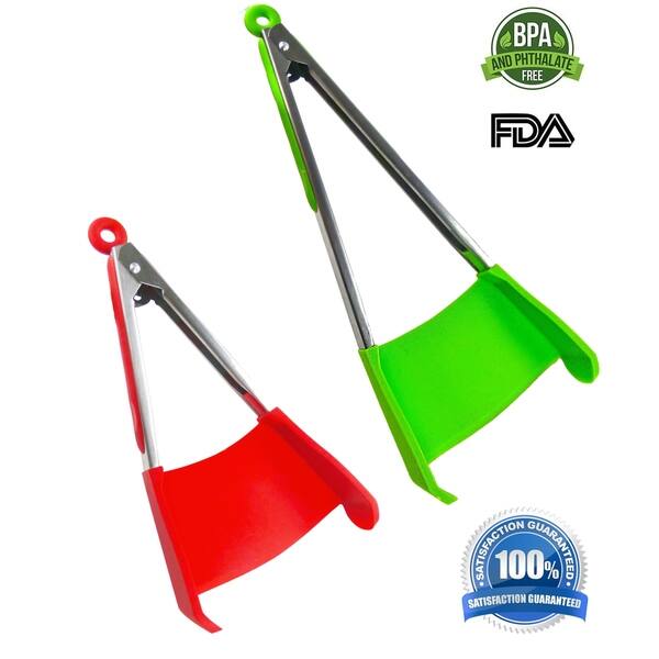 Two in One Spatula and Kitchen Tongs