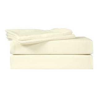 400 TC Egyptian Quality Cotton Sateen White Solid Egyptian Cotton Sateen